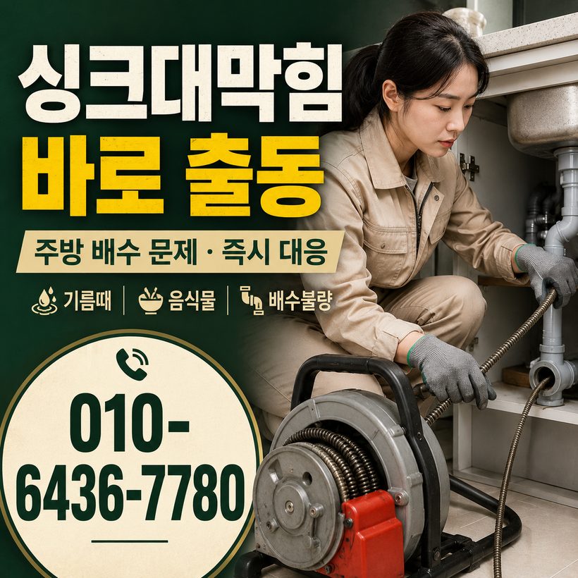 대청동 지역 배관막힘 관련 이미지
