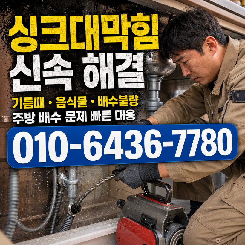 남목동 지역 배관청소 관련 이미지