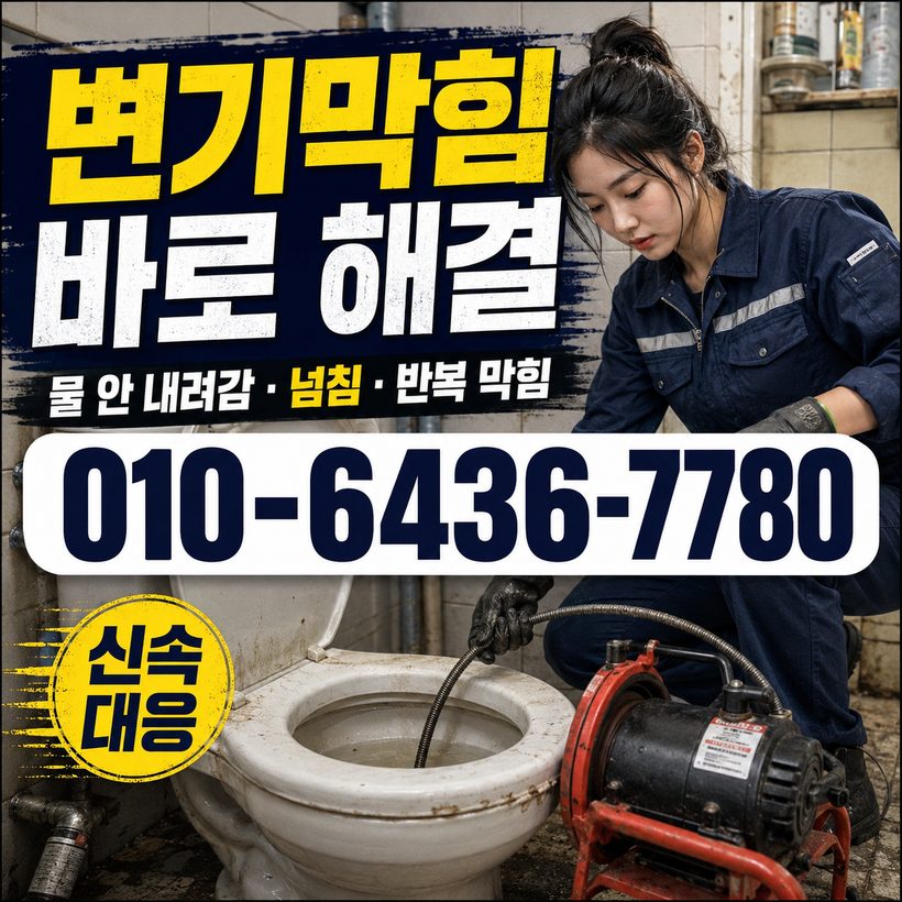 신정동 하수구막힘 빠른출동 4