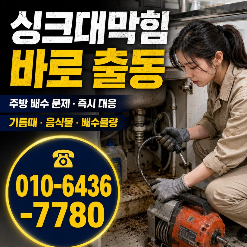 부평동 지역 하수구막힘 관련 이미지