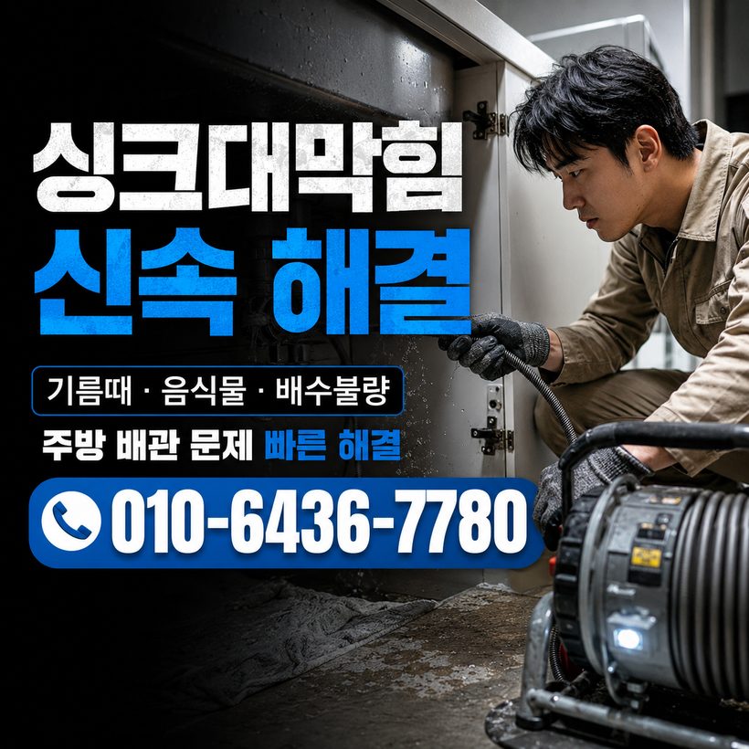 청학동 하수구막힘 빠른출동 4