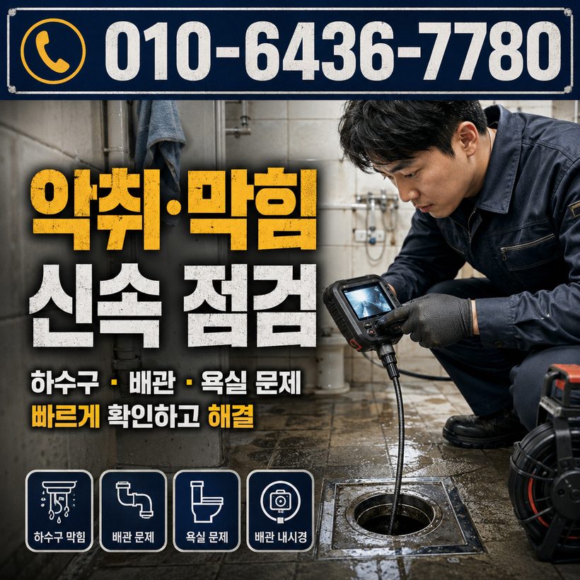 중앙동 지역 변기막힘 관련 이미지