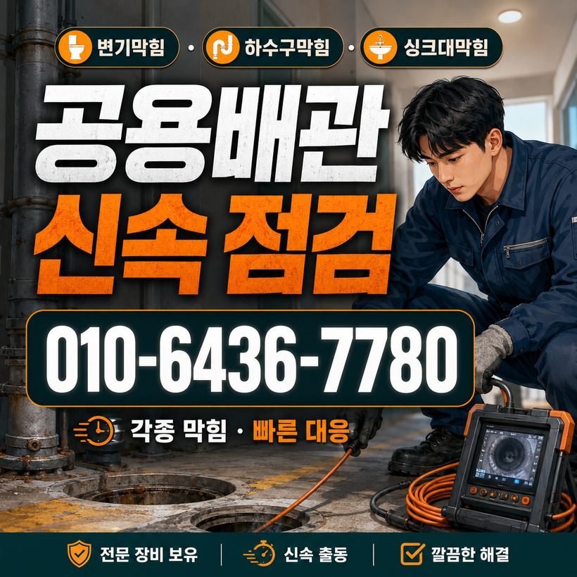연산동 하수구막힘 빠른출동 5